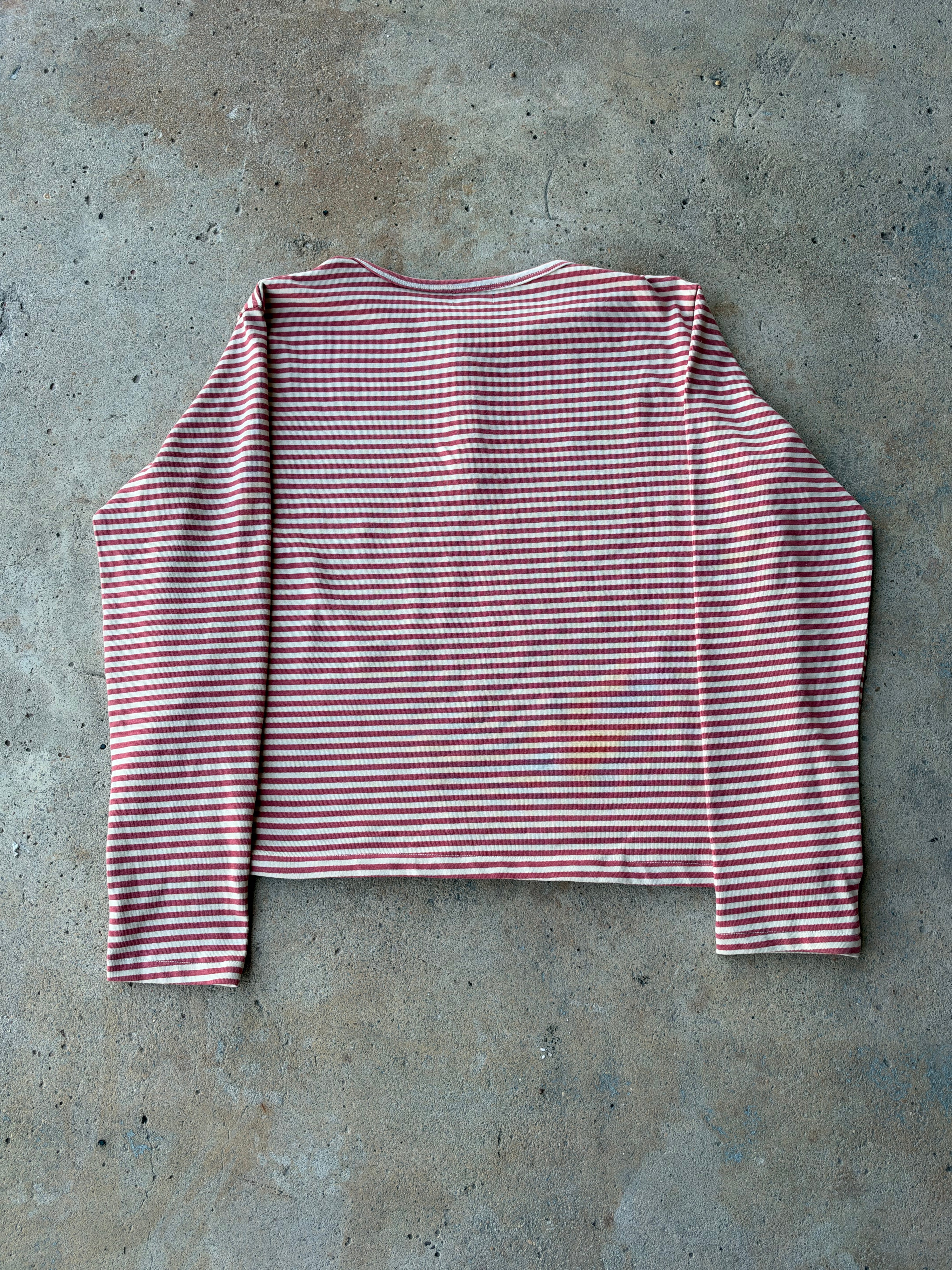 “Autumn” Striped Henley Shirt