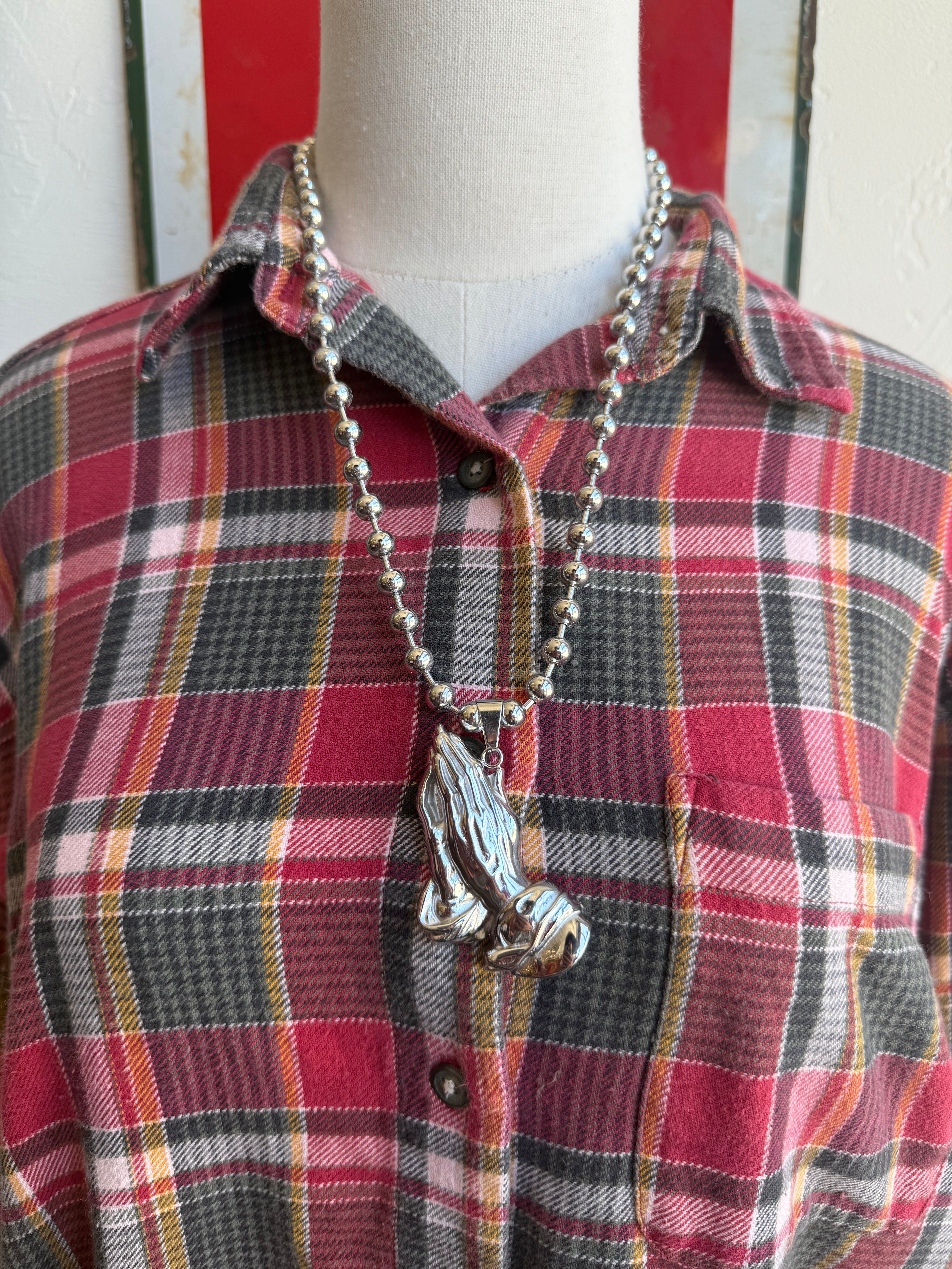 SILVER “PRAYER” CHAIN