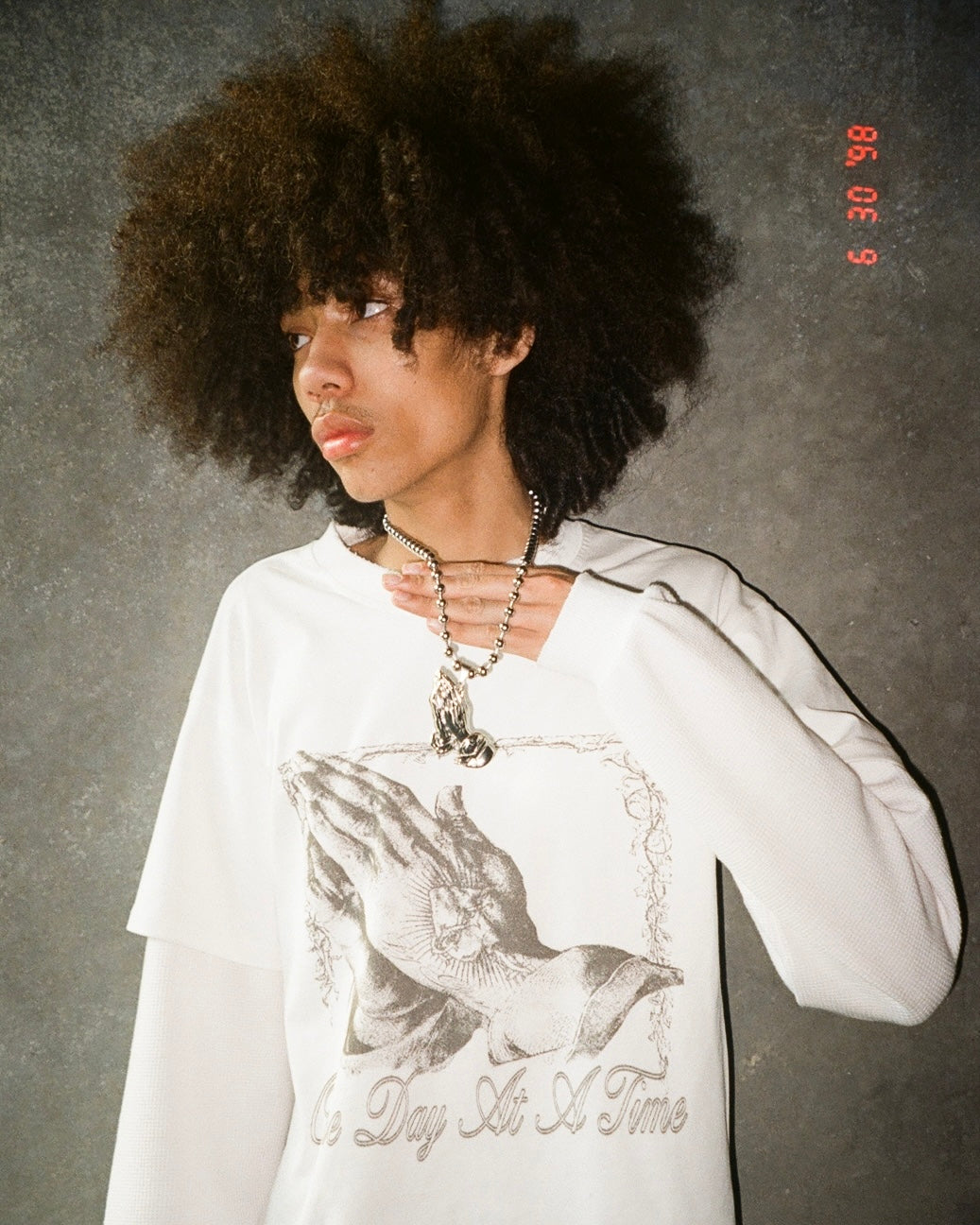 “ONE DAY AT A TIME” LAYERED TEE