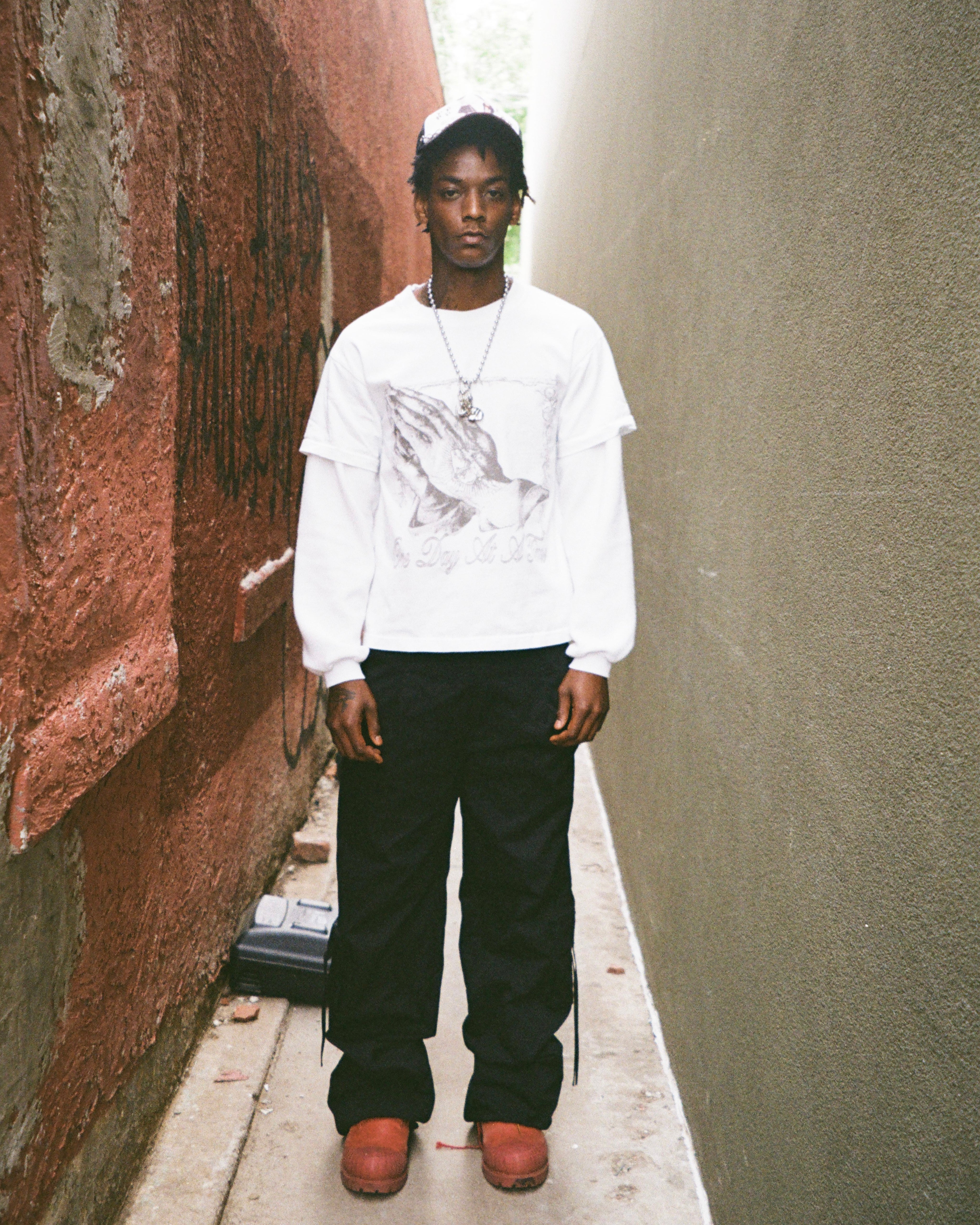 “ONE DAY AT A TIME” LAYERED TEE